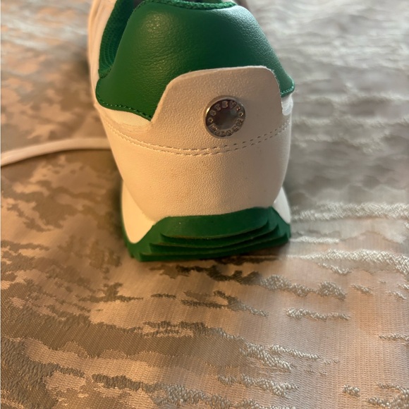 Steve Madden White and Green Sneakers - Picture 6 of 6